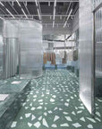 Handcrafted White Irregular Marble Flooring | ML-OT082 丨Mosaic Large Aggregate Terrazzo