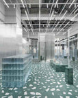 Handcrafted White Irregular Marble Flooring | ML-OT082 丨Mosaic Large Aggregate Terrazzo