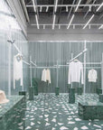 Handcrafted White Irregular Marble Flooring | ML-OT082 丨Mosaic Large Aggregate Terrazzo