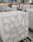 White Marble Aggregate Mosaic Panels | ML-OT025 丨Mosaic Large Aggregate Terrazzo