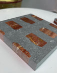 Red Brick Irregular Aggregate Mosaic Panels | ML-OT052 丨Mosaic Large Aggregate Terrazzo
