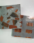 Red Brick Irregular Aggregate Mosaic Panels | ML-OT052 丨Mosaic Large Aggregate Terrazzo