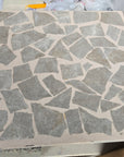 Handcrafted Gray Irregular Marble Aggregate Mosaic Panels | ML-OT046 丨Mosaic Large Aggregate Terrazzo