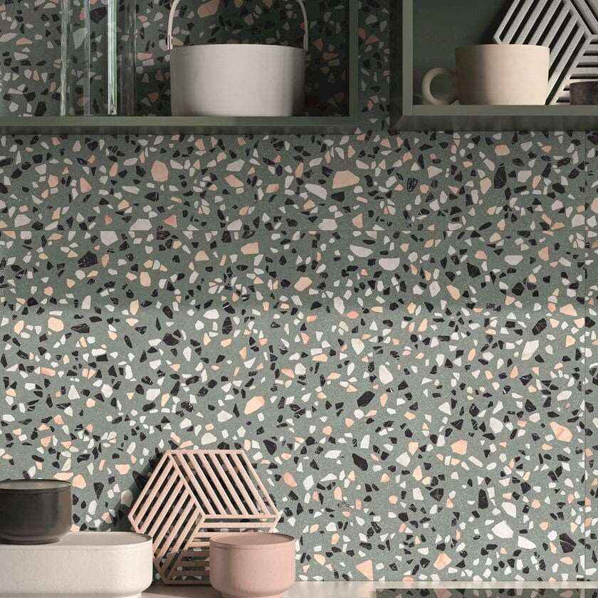 Irregular Mosaic Terrazzo Decorative Panel