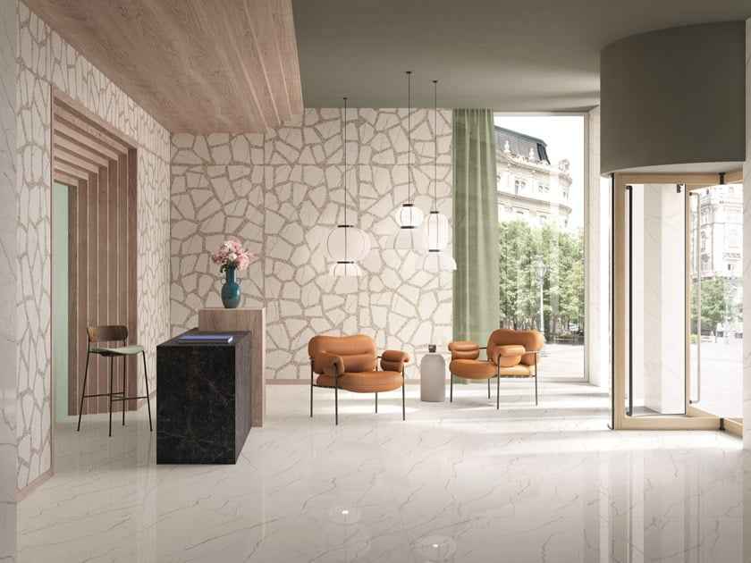 Home decoration living room, bathroom wall ice crack mosaic terrazzo