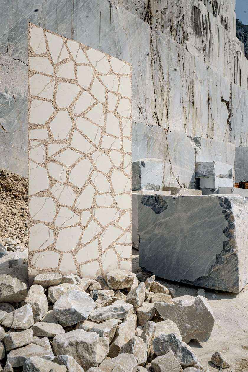 Large Particle Mosaic Terrazzo Decorative Panel