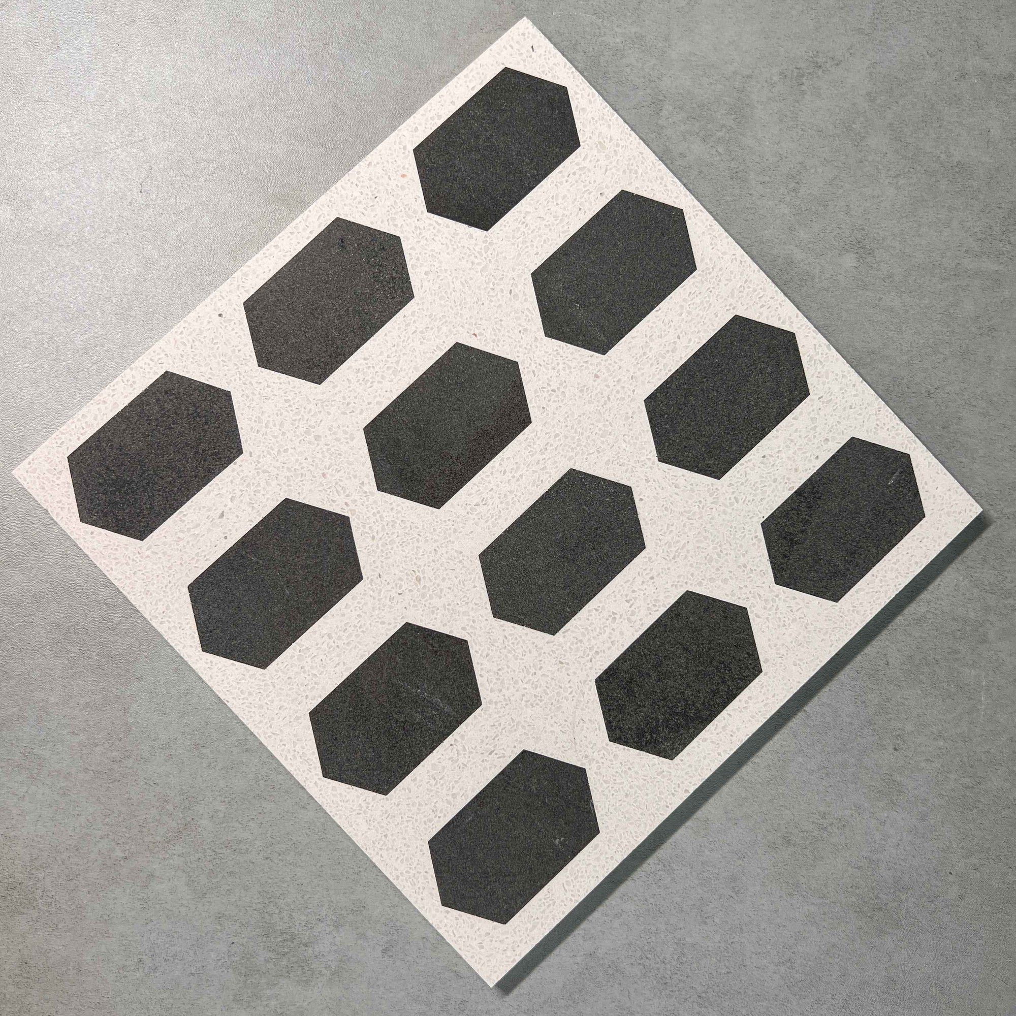 Hexagonal Green Marble Mosaic Panels | ML-OT063 丨Mosaic Large Aggregate Terrazzo