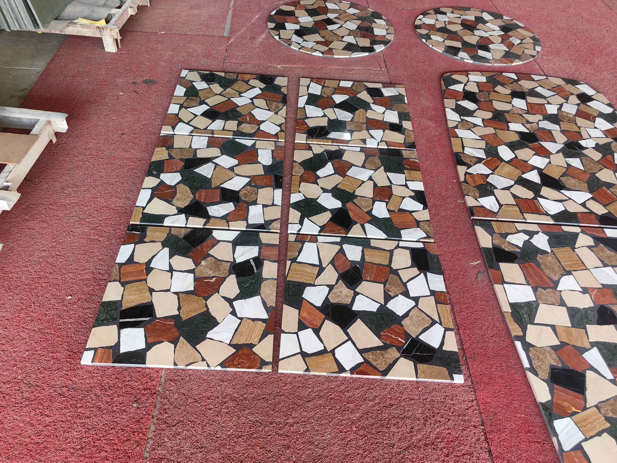 5-Color Marble Mosaic Countertops | ML-OT024 丨Mosaic Large Aggregate Terrazzo