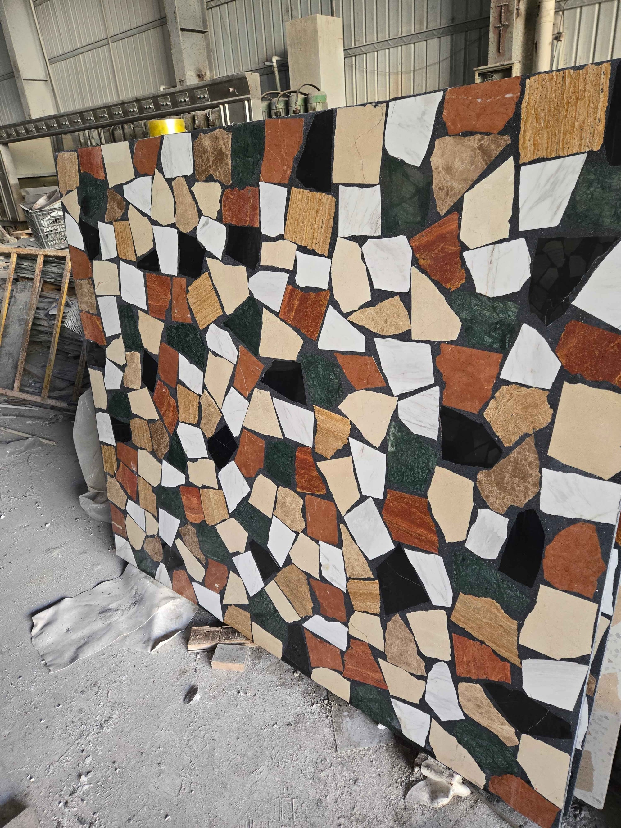 5-Color Marble Mosaic Countertops | ML-OT024 丨Mosaic Large Aggregate Terrazzo