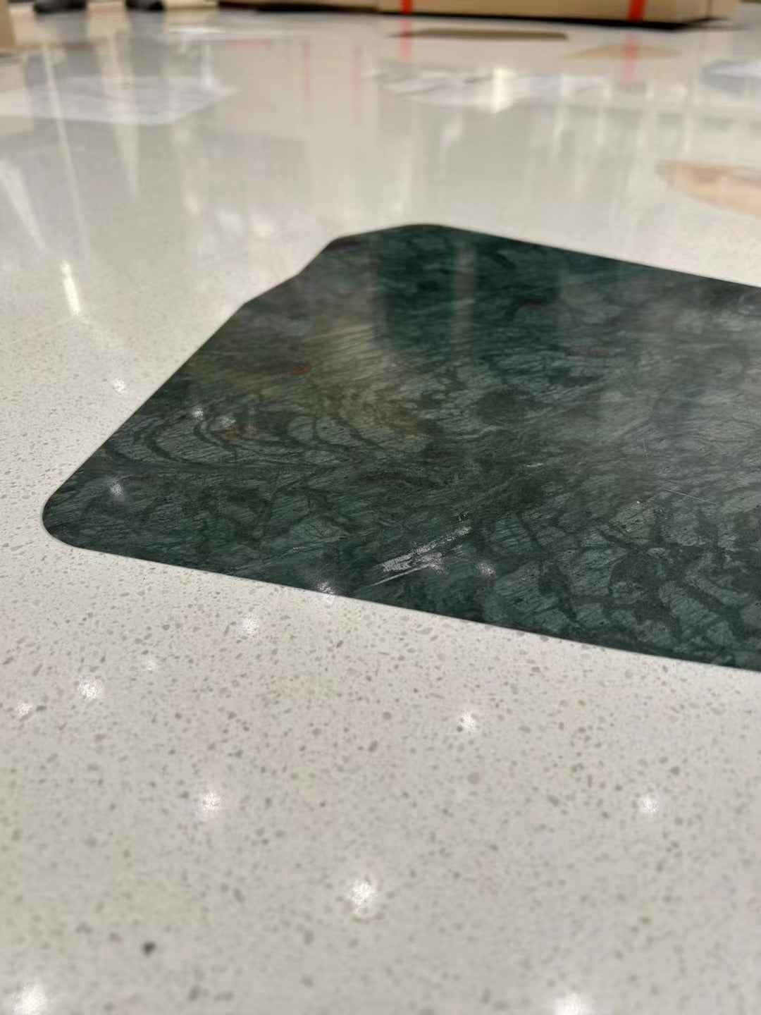 White Green Yellow Marble Mosaic Panels | ML-OT053 丨Mosaic Large Aggregate Terrazzo