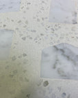 Handmade White Marble Aggregate Mosaic Panels | ML-OT002 丨Mosaic Large Aggregate Terrazzo