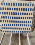 Blue aggregate mosaic terrazzo
