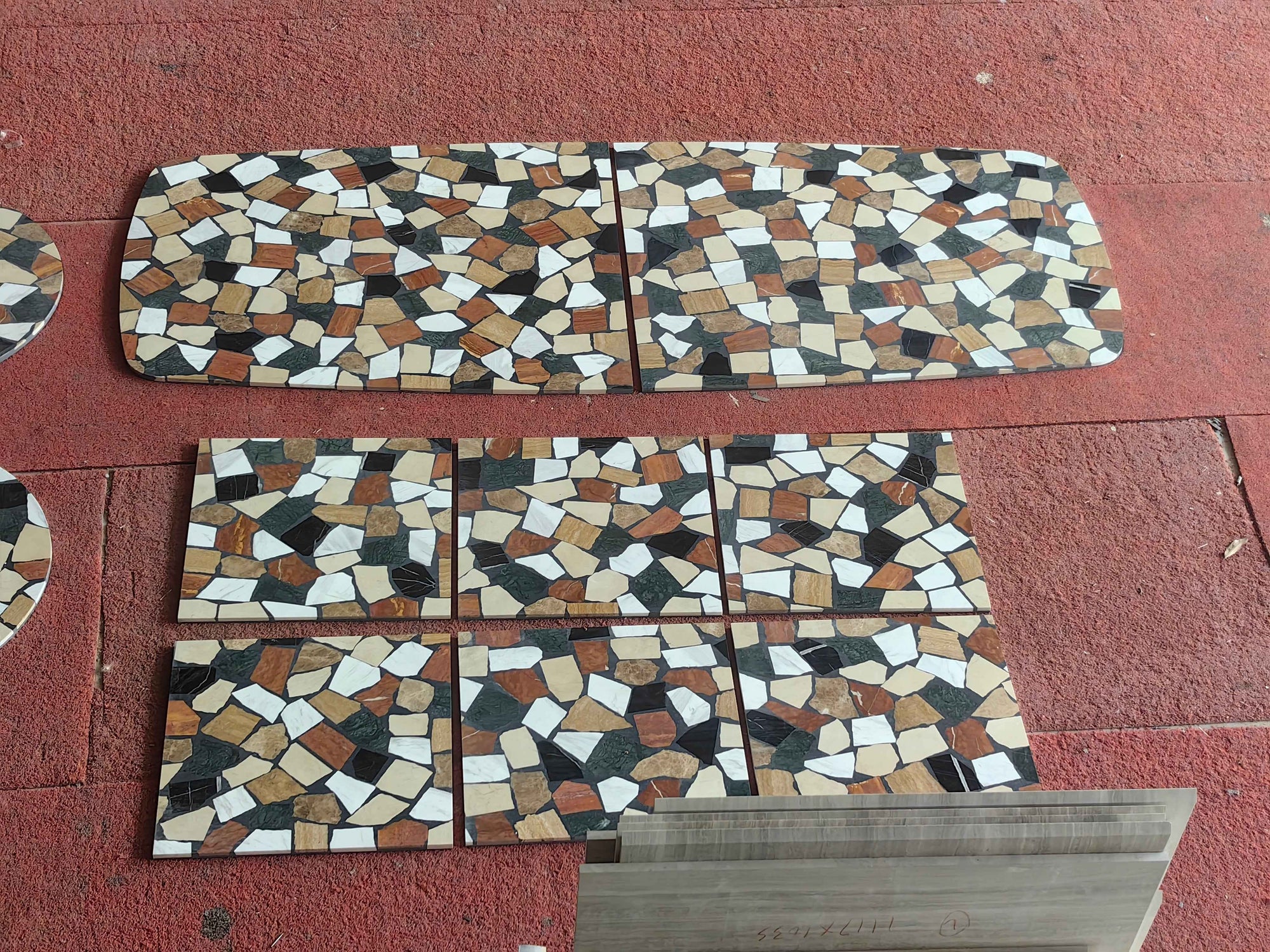 5-Color Marble Mosaic Countertops | ML-OT024 丨Mosaic Large Aggregate Terrazzo