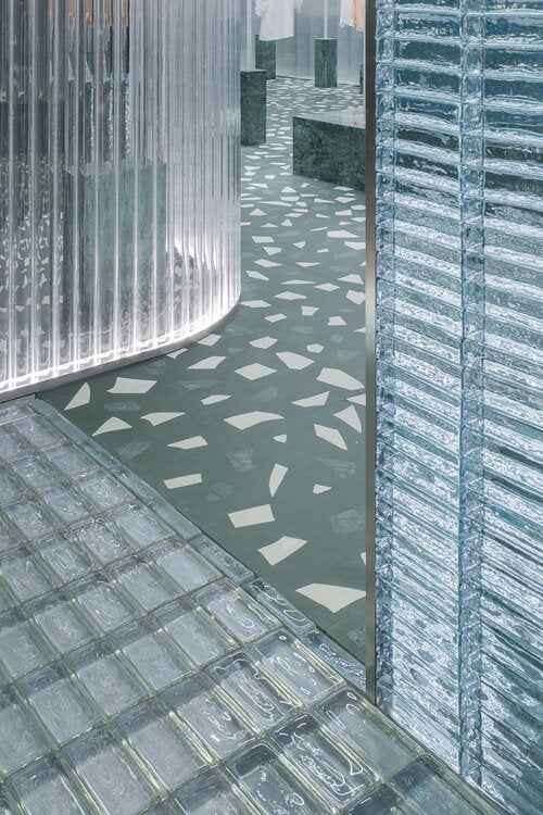 Handcrafted White Irregular Marble Flooring | ML-OT082 丨Mosaic Large Aggregate Terrazzo